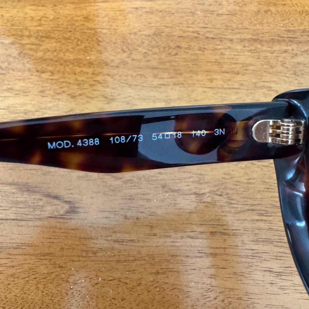 Versace 54mm Cat Eye Sunglasses (Havana/Brown) - Picture 6 of 7